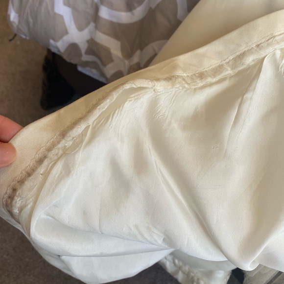 Nicole Miller Wedding Dress with sewn in crystal belt. Style is Dakota. - Picture 7 of 8